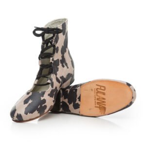 Ballerina Booties / Print Leather