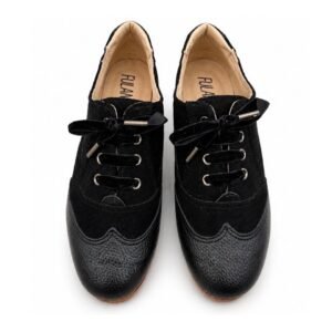 Oxford Curvy-  Mix Black